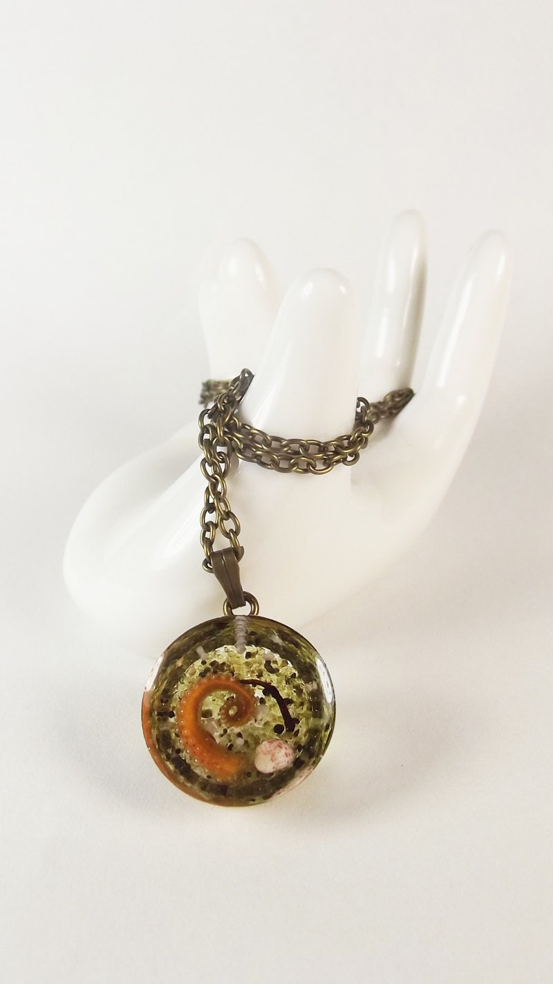 Sea Life Necklace--Tentacle/Shell S3