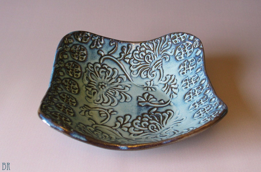 Squared Salad Bowl - Fruit Bowl - Veggie Bowl - Centerpiece - Serving dish