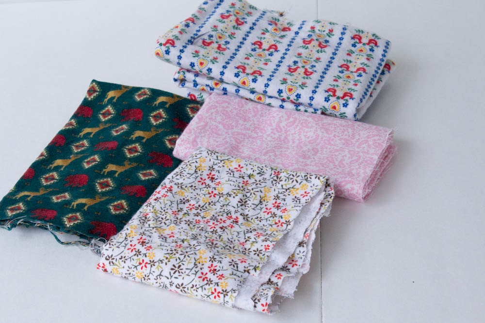 small flannel scrap pack