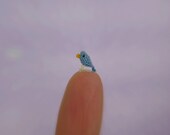 Muffa's - Micro Miniature Fingertip Bluebird and House
