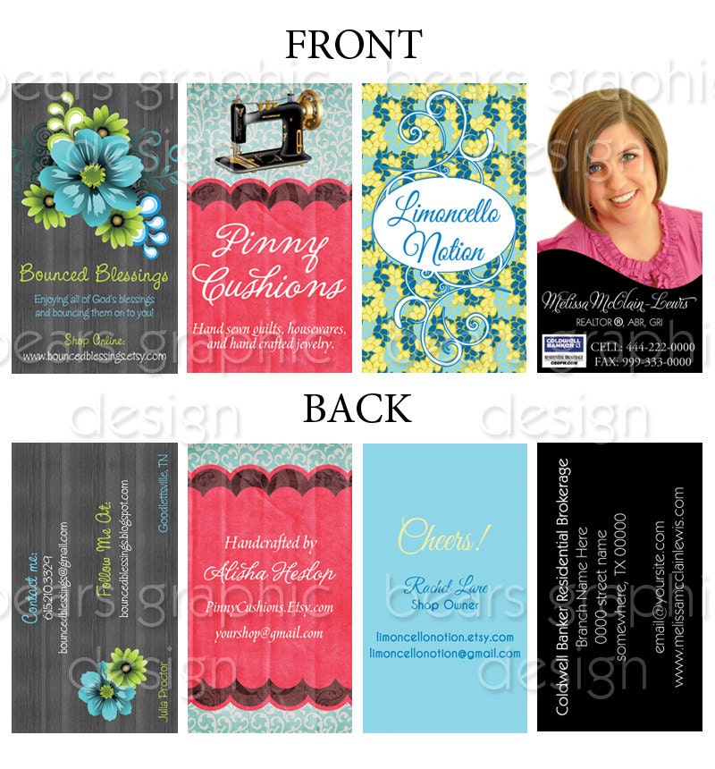 Custom Business Card Design Double Sided