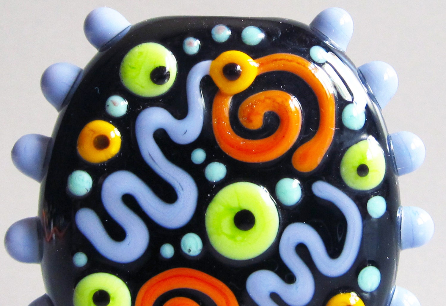 Funfetti Focal--Handmade Lampwork Glass Bead