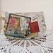 Wristlet Zipper Gadget Pouch Purse Paris Souvenir Postcard Art Nouveau