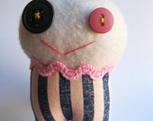 striped Fancy Pants monster stuffed animal