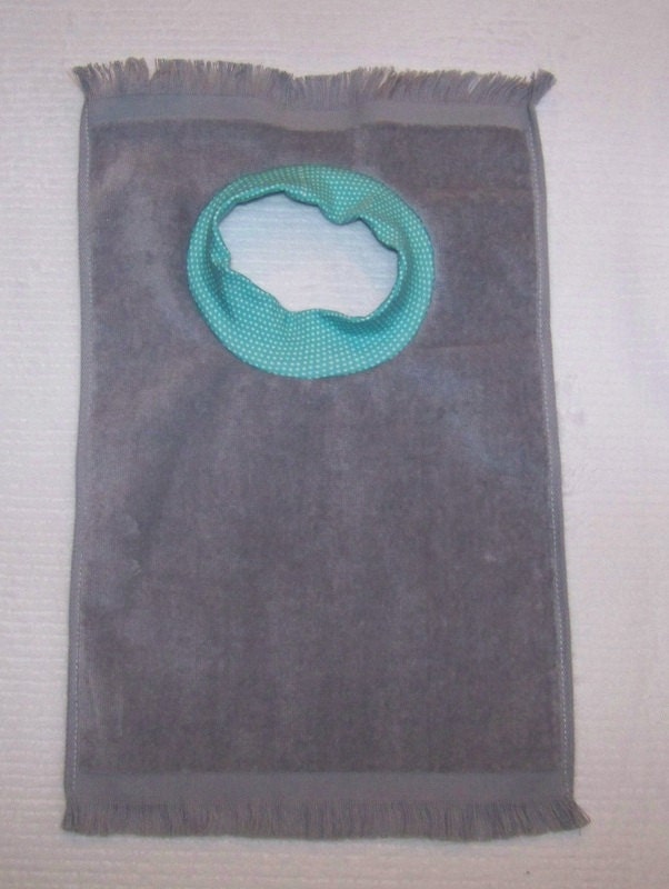 Towel Bib by PETUNIAS - absorbent washable dryable baby toddler gift