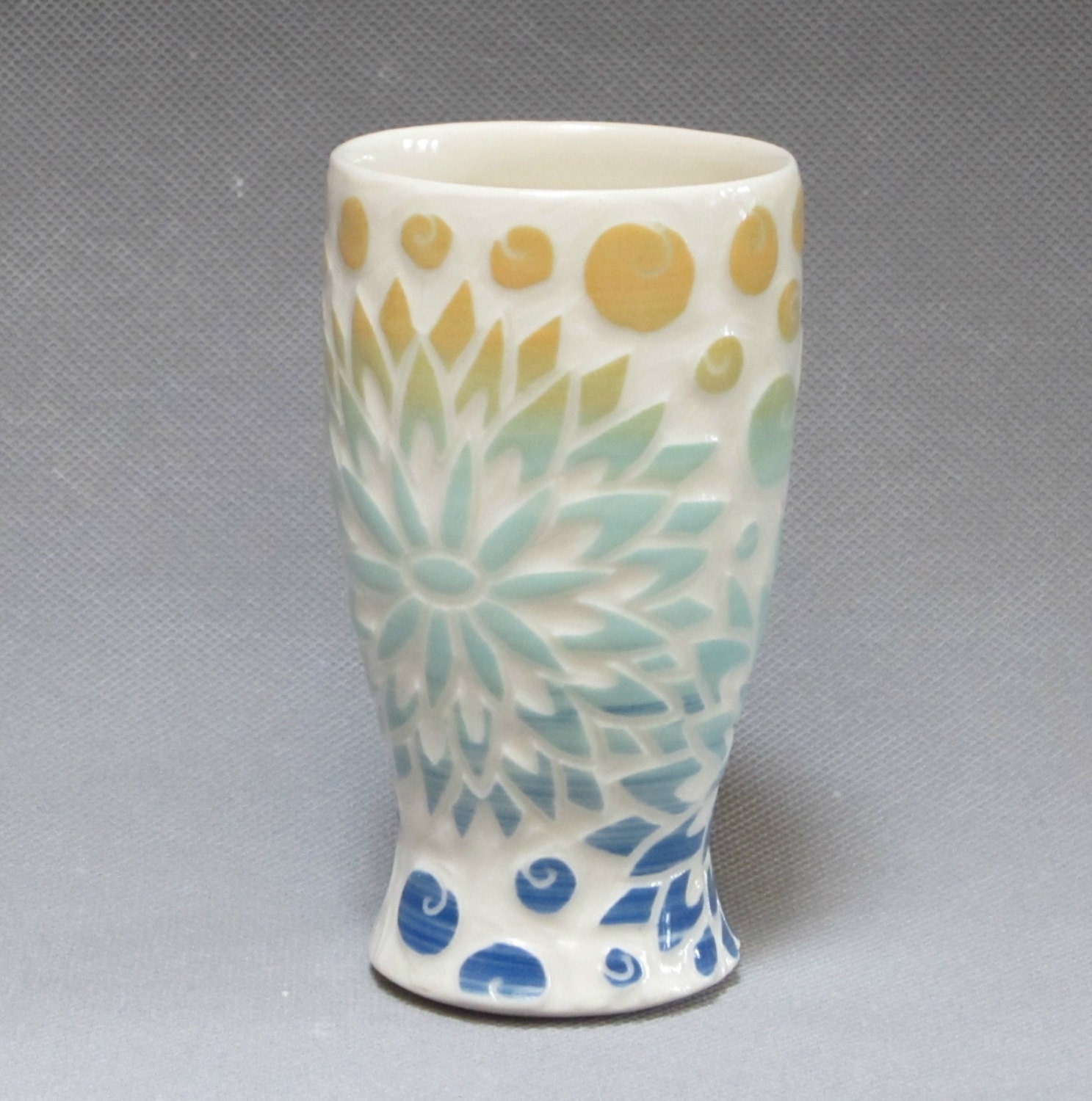 Multicolor Flowers Chalice... In Stock