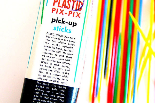 Vintage Pick-Up Sticks // Whitman's Pix Pix // Rainy Day Game