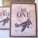 Vintage Airplane Wedding Reception Table Numbers Destination Weddings