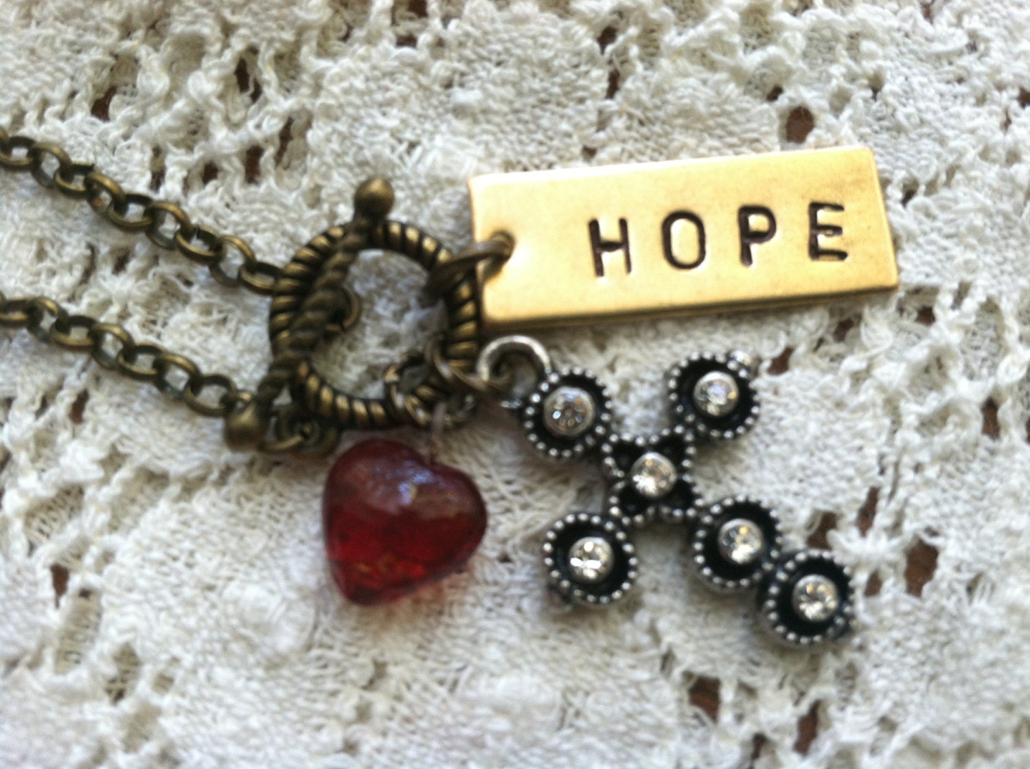 HOPE Cross Necklace