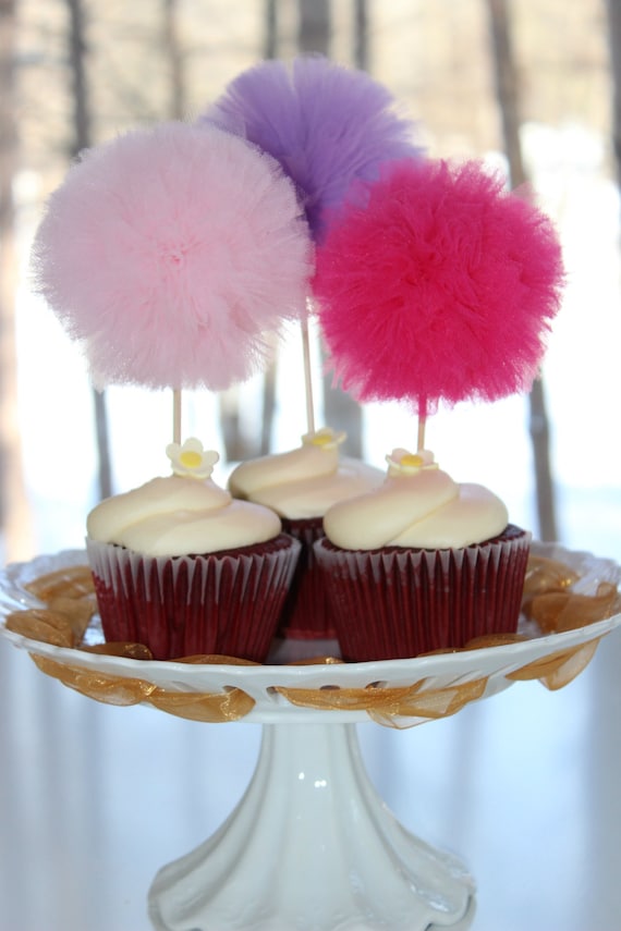 Whimsy Wendy Reusable Tulle Puff Cake Toppers Il_570xn