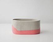 Gray and Raspberry Dipped Vessel