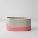 Gray and Raspberry Dipped Vessel