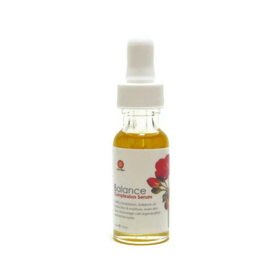 Organic Balancing Complexion Serum. Clarifying , Even Skin Tone. Oily, Combination, Acne Prone. Natural Organic Skin Care.