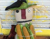 CustomerAppreciation Sale Primitive Scarecrow King Korn