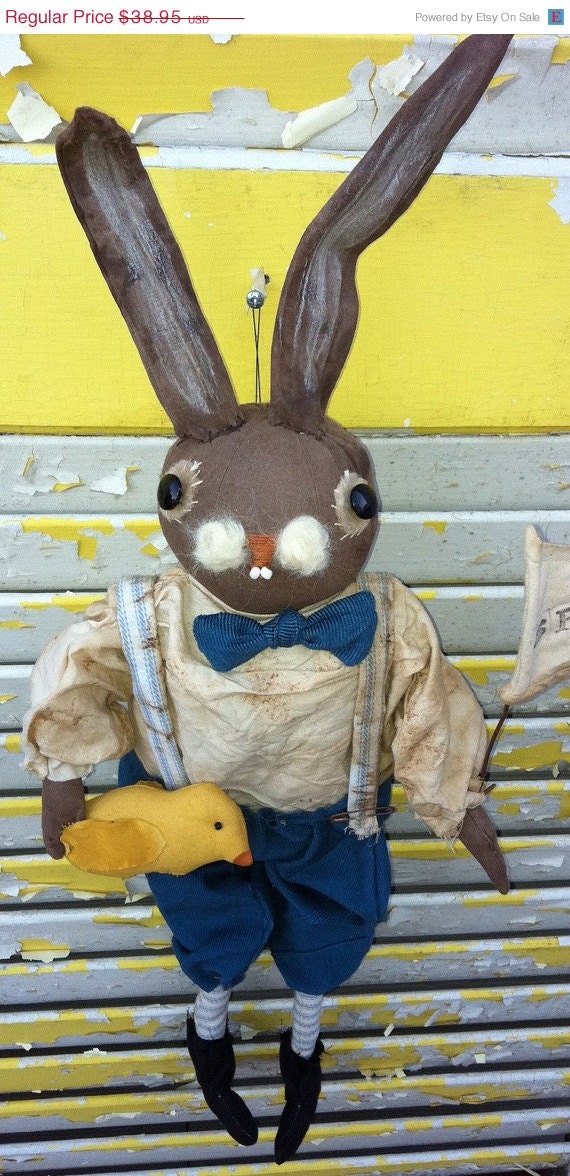CustomerAppreciation Sale Primitive Spring Bunny Hal