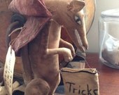 CustomerAppreciation Sale Primitive Little Red Riding Wolf ready to ship