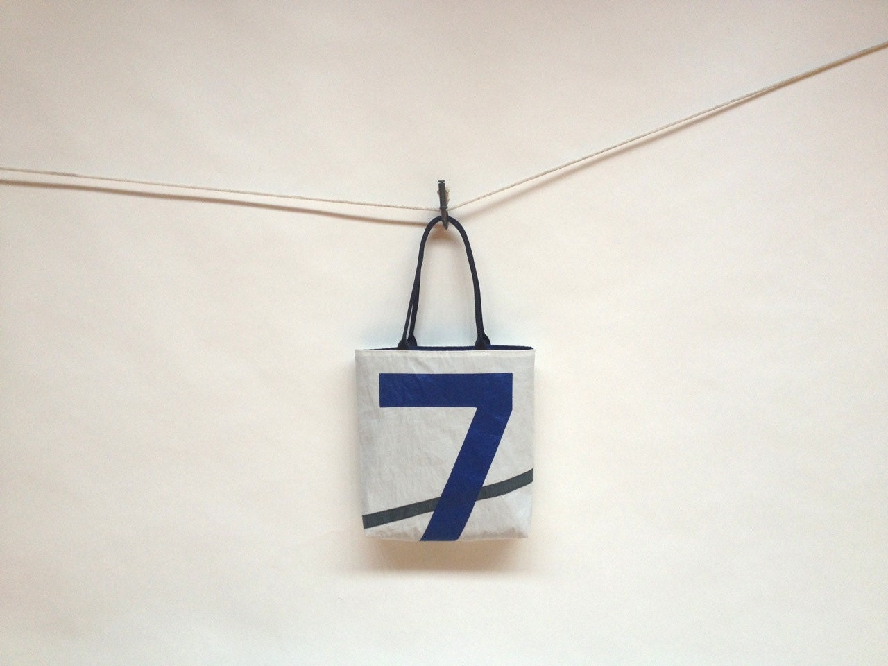 Recycled Sail Summer Tote - Blue number 7