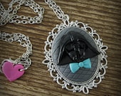 Darth Vader Inspired Cameo Necklace