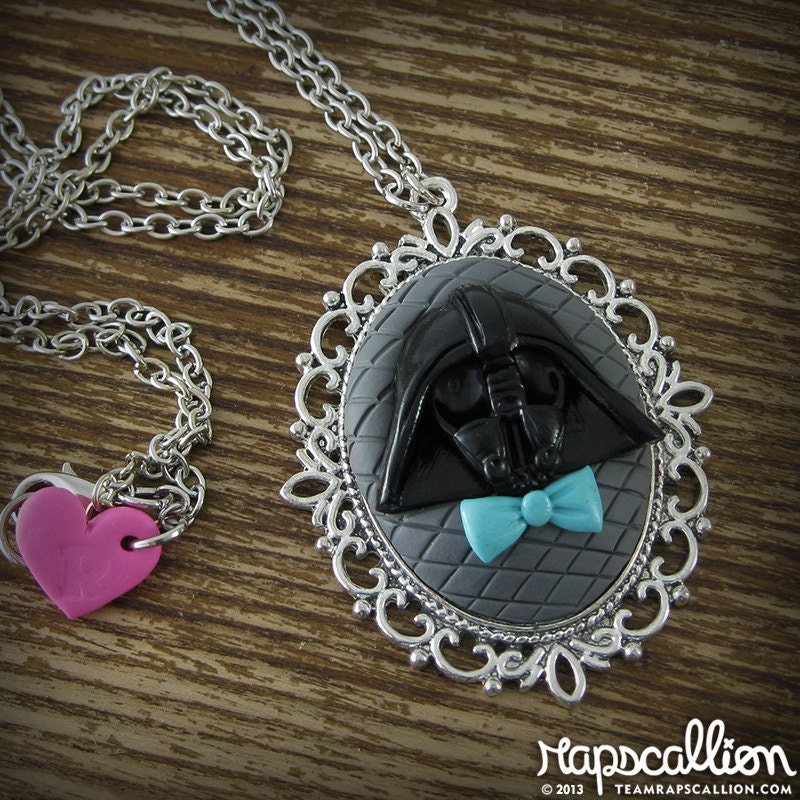Darth Vader Inspired Cameo Necklace