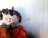 OOAK cloth doll handmade- Arancia