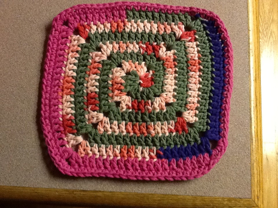 Scrap yarn Dizzy Dishrag