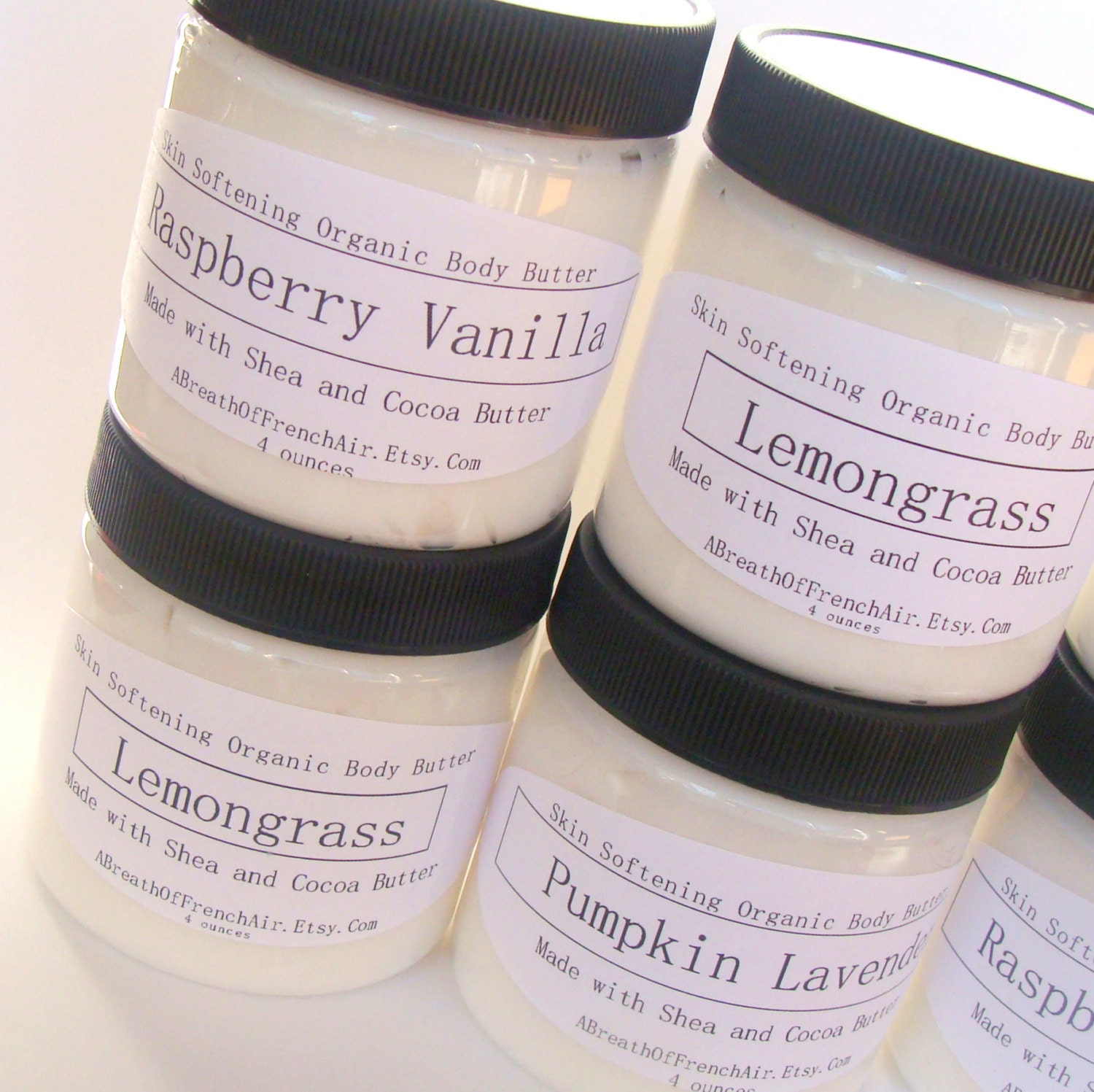 Organic Sweet Citrus Body Butter Shea Cocoa Facial Care All Natural 4 Ounce
