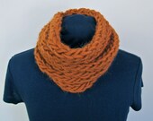nob hill cowl // pumpkin