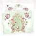 Tea party invitation notecards, shower tea, pink roses, vintage teacup, high tea Invitations, macarons, teapot