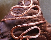 Textured Hammered Jewelry - Egyptian Goddess Copper Upper Arm Cuff, Hammered Armband, Armlet - Comes in Silver or Gold Too