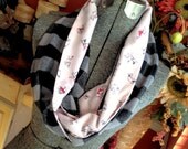 Recycled Flannel Pajamas Infinity Scarf