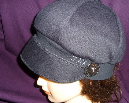 Jax Hats all black basic black little black hat