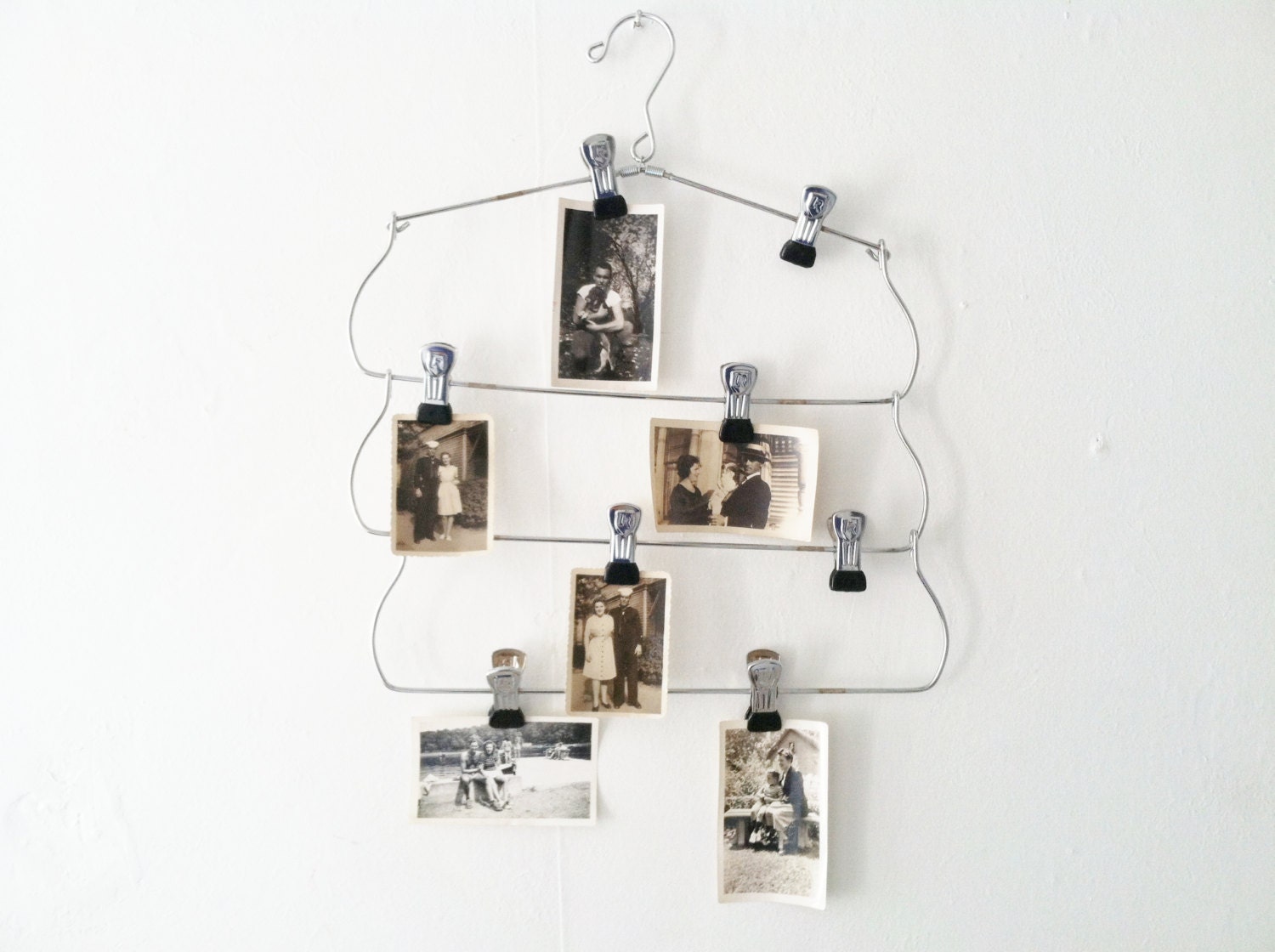 vintage metal multi skirt slack hanger
