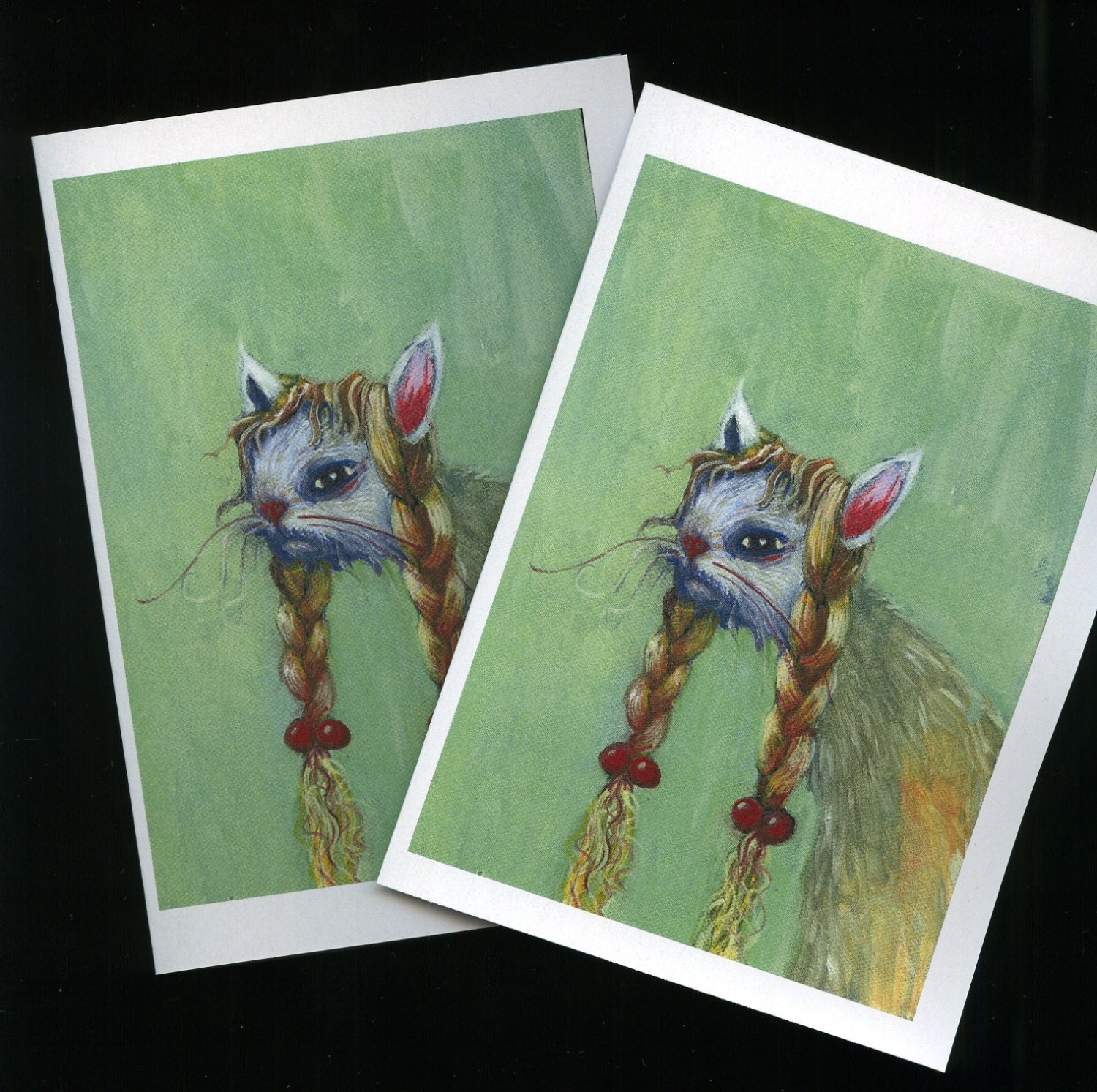 PlaityPuss - Blank Greeting Cards