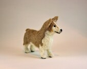 Needle Felted Corgi 1/6 size