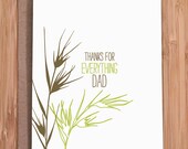 father's day card / birthday card / thank you