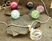The POP in Family Necklace - Mother's Day Gift Set - 5 Colored Birthstone Glass Marbles - Personalize - Rickson Jewellery