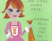 Fairy Tales with a Modern Twist - Rapunzel Likes Short Hair
