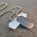 Private Listing for Kristen - solid sterling dog tag hand stamped with STRENGTH