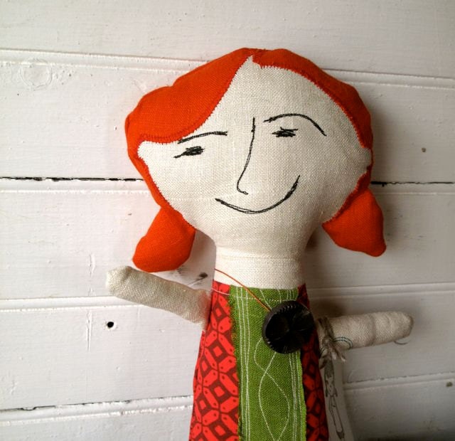 Suki - Handcrafted Linen Doll Friend