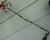 ON SALE Vintage Gothic Large Wrought Iron Candle Snuffer Altar