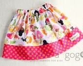Coral Sea Sisters Skirt for Babies, Toddlers and Girls by babe-a-gogo