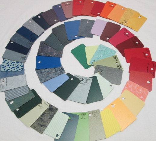 AB44 50 Count Laminate Counter Sample Chips Assorted Colors