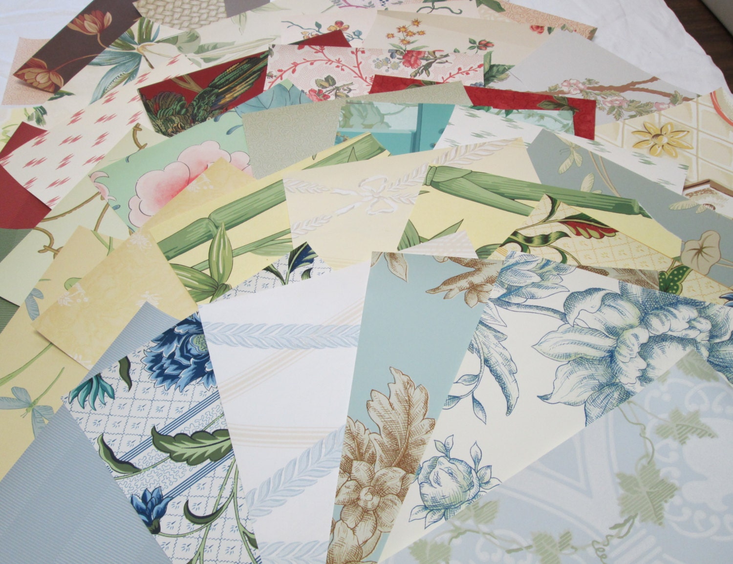 AB50 Wallpaper Samples, Garden Designs by Schumacher, 1 pound