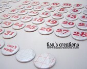 Perpetual Magnet Calendar Graph Paper Design