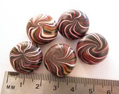 Pinwheels Handmade Polymer Clay  Beads Jewelry Supplies