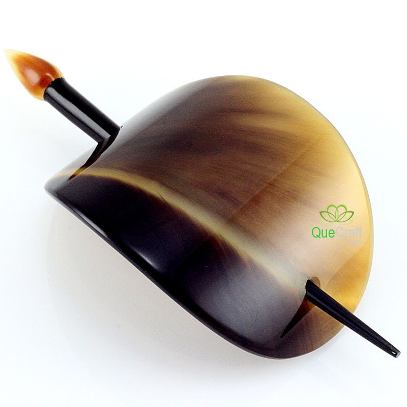 Organic Horn Hair Barrette Handmade