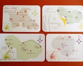 Custom Hawaiian Wedding Map
