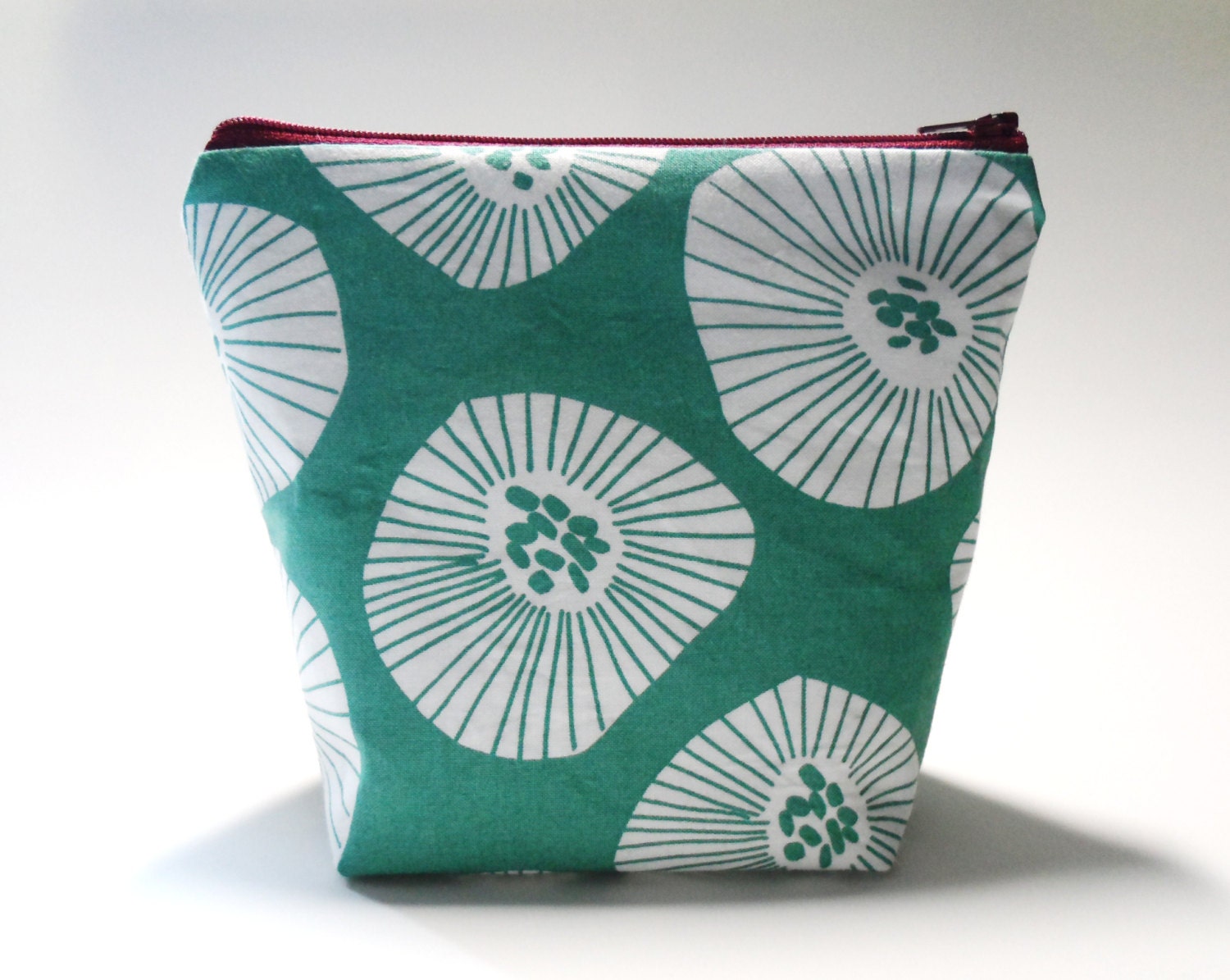 Seafoam Dandelion Cosmetic Pouch