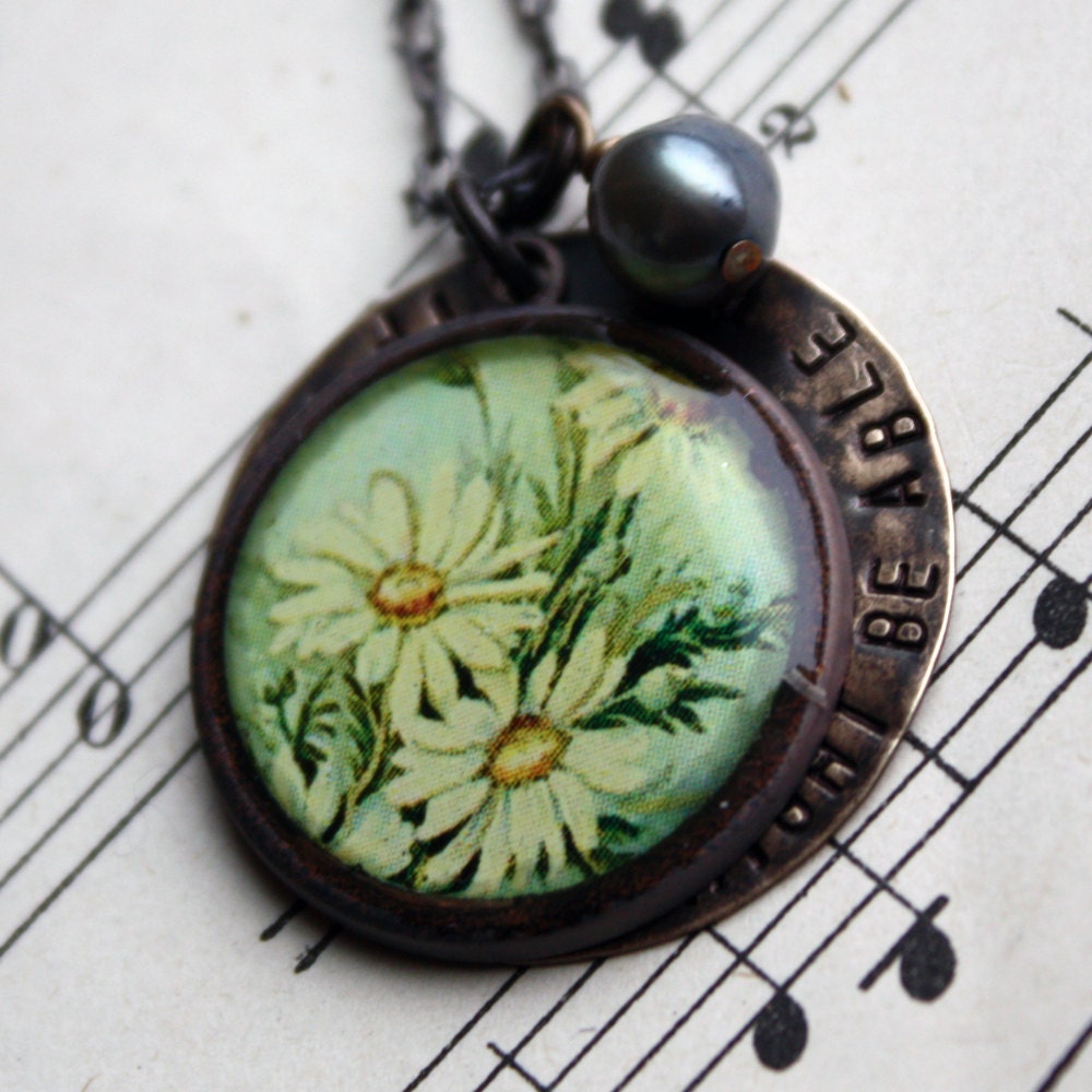 If I loved you less (Jane Austen inspired necklace)