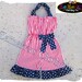 4th of July Girl Outfit - Romper Jumper - Patriotic Memorial Day - Fourth of July Dress 3 6 9 12 18 24 month size 2T 2 3T 3 4T 4 5T 5 6 7 8